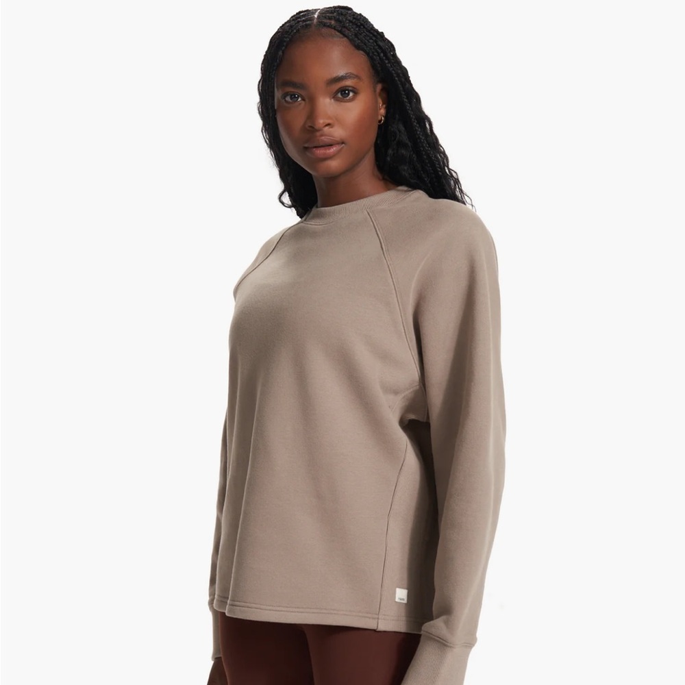 Vuori Restore OverSize Crew - Teak M